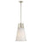 Polished Nickel and White Glass | Robinson Large Pendant | Valley Ridge Furniture