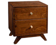 Brushwork Maple Mocha | Handstone Tribeca 2 Drawer Nightstand | Valley Ridge Furniture