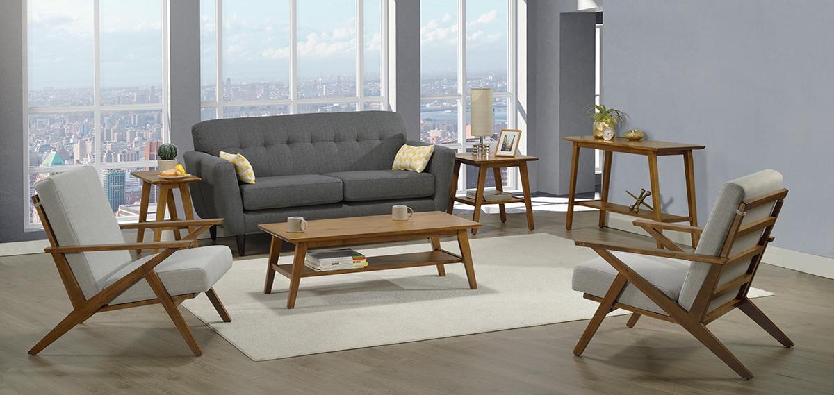 Brushwork Maple Wheat | Handstone Tribeca Leg Coffee Table | Valley Ridge Furniture