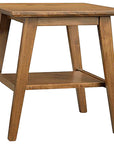 Brushwork Maple Wheat | Handstone Tribeca Leg End Table | Valley Ridge Furniture