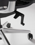 Slate Performance Mesh & Polished Aluminum | BDI Voca Task Chair | Valley Ridge Furniture